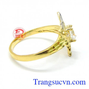 Nhẫn nữ vàng nhỏ xinh đẹp