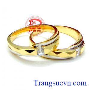 Nhẫn cưới kim cương nhân tạo, nhẫn cưới đẹp, nhẫn cưới tinh tế và đẳng cấp