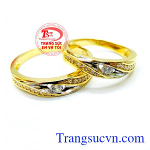 Nhẫn cưới ánh mắt tình yêu