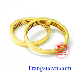 Nhẫn cưới chế tác đẹp nhập khẩu nguyên chiếc