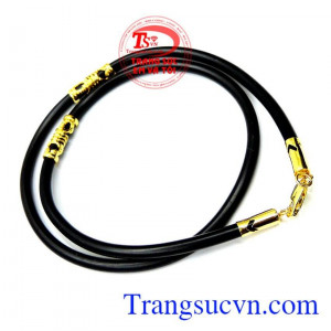 Dây cao su bọc vàng