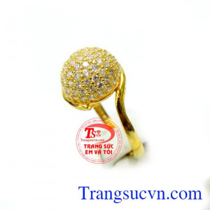 Nhẫn nữ vàng tây đeo tay cho nữ. 