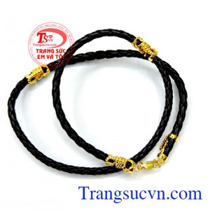 Dây cao su bọc vàng