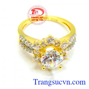 Nhẫn vàng nữ hạnh phúc