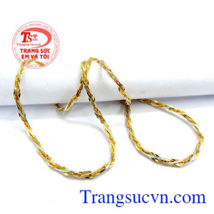 Dây chuyền nữ vàng tây sang trọng