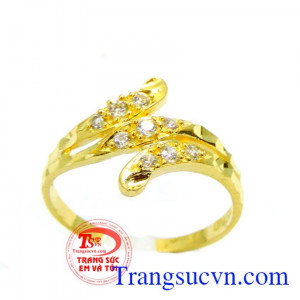 Nhẫn vàng 10k nữ