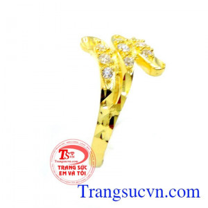 Nhẫn nữ vàng tây,được thiết kế tinh tế. Nhẫn vàng 10k nữ