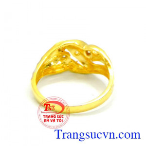 Nhẫn Thác tình yêu vàng