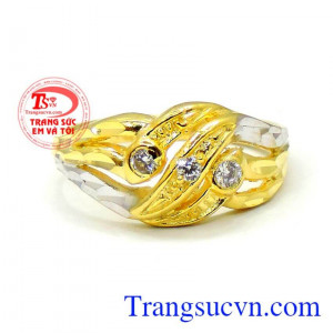 Nhẫn nữ bảo hành 6 tháng giao toàn quốc, thanh toán an toàn. Nhẫn Thác tình yêu vàng