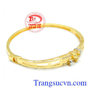 Vòng tay vàng tơ hồng,vòng vàng đeo tay. 