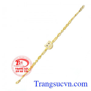 Lắc tay vàng mèo kity,cách điệu và sang trọng.