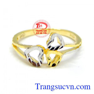 Bán Nhẫn vàng gia đình hạnh phúc dành cho nữ. 