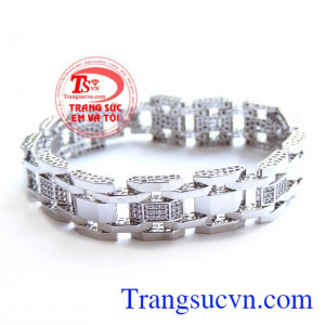 Chất lượng vàng làm lắc tay đảm bảo Lắc tay vàng trắngLắc tay là món trang sức vàng được phái mạnh ưa chuộng đeo ở cổ tay trái hoặc tay phải. 