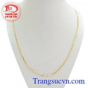 Dây chuyền 10k nữ thiết kế đơn giản, sang trọng, vàng 10k chuẩn chất lượng, mẫu mã đa dạng phong phú