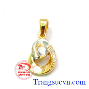 Mặt nữ 10k đính đá