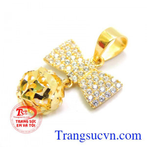 Mặt dây chuyền nơ xinh xắn