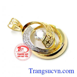 Mặt dây chuyền vàng kim cương đẹp