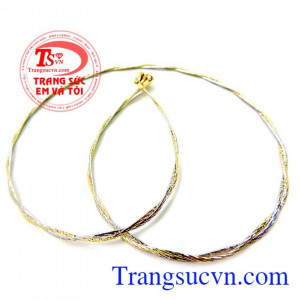 Kiềng vàng bện nữ đẹp