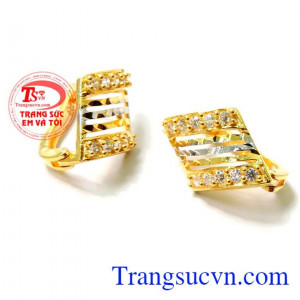 Nét đẹp tinh tế, hoa tai xinh xắn.