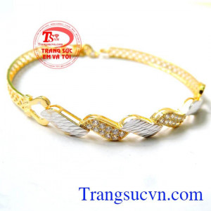 Lắc vàng nữ đẹp vàng,lắc vàng thiết kế tinh tế.