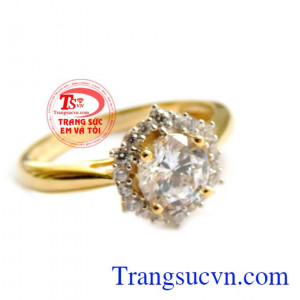 Nhẫn vàng nữ tính đáng yêu Nhẫn nữ được khách hàng ưa chuộng là sản phẩm được nhiều phái nam lựa chọn để tặng cho người mình yêu thương. 