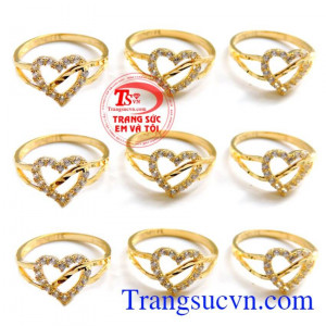 Nhẫn nữ là món quà ý nghĩa dành cho phái đẹp. Nhịp tim nhẫn vàng