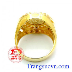 Nhẫn vàng đẹp nam giới