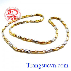 Vòng cổ vàng 18k hợp kiểu dáng thời trang, phong cách, đảm bảo chât lượng và uy tín, khách hàng ưa chuộng nhiều năm liền