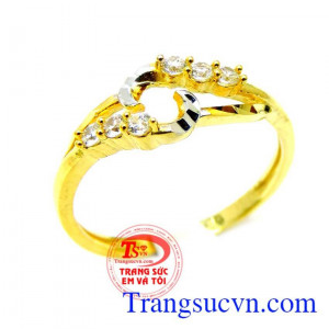 Nhẫn phượng cách điệu chung thủy