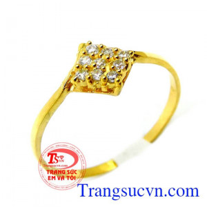 Nhẫn vàng nữ, nơi mua nhẫn kiểu nữ đẹp. Nhẫn nữ kết vàng đẹp