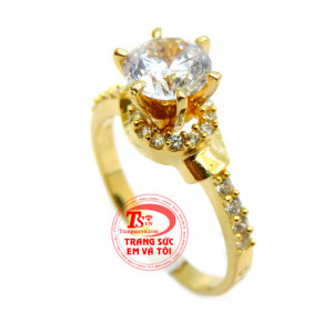 Nhẫn nữ là món quà tặng trong dịp kỷ niệm, sinh nhật. Nhẫn vàng kết đá cao quý