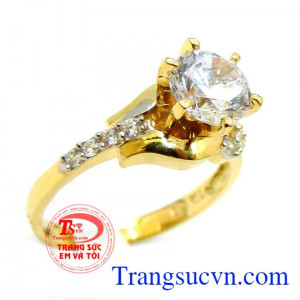 Nhẫn vàng tây nữ đẹp