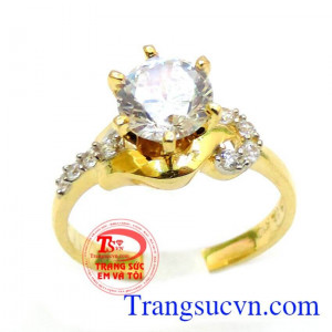 Nhẫn vàng tây nữ đẹp