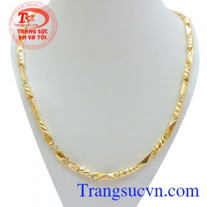 Dây chuyền nam vàng tây bền đẹp