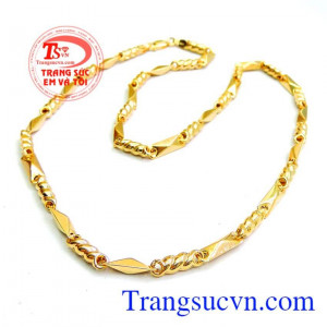 Dây chuyền nam vàng tây bền đẹp