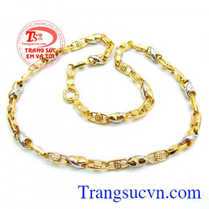 Chiếc Chiếc Dây chuyền vàng nam đẹp sang trọng,Dây chuyền vàng nam đẹp cho nam chất lượng vàng đảm bảo,Uy tín