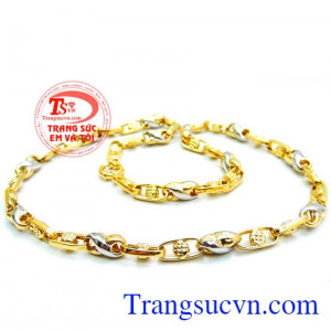 Dây chuyền nam vàng tây 10k, sang trọng