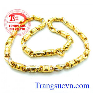 dây chuyền nam vàng tây 10k, sang trọng, bền đẹp