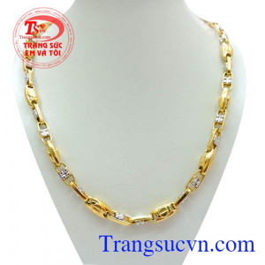 Dây vàng may mắn nam tinh tế và nam tính chất lượng dây chuyền vàng đảm bảo chât lượng và uy tín, dây vàng may mắn nam khách hàng ưa chuộng nhiều năm liền