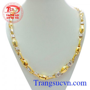 Dây chuyền nam vàng 10k thời trang, hiện đại. Dây chuyền nam bảo hành 6 tháng, giao hàng nhanh trên toàn quốc