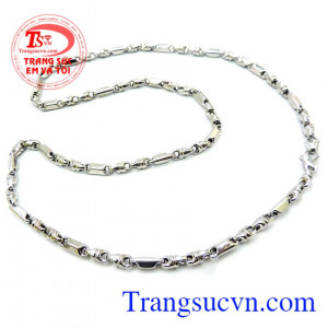 Dây Vàng trắng 18k Italy
