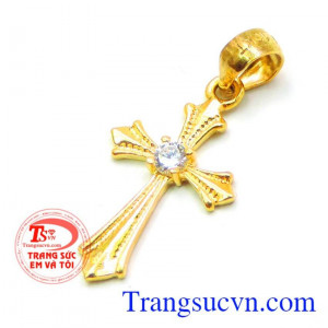 Chỉ có Chúa mới là điệu tuyệt đối, còn lại chỉ là tương đối mà thôi,+ Vàng trắng, Mặt Thánh Giá Vàng