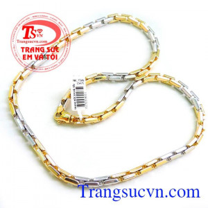 Dây chuyền italy,Ý 750 dành cho nam bảo hành 1 năm, Uy tín khách hàng bình chọn nhiều năm