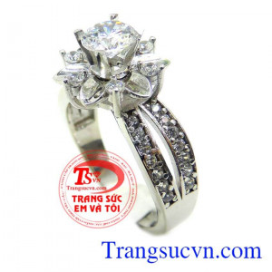 Nhẫn nữ vàng tây dành cho phái đẹp phù hợp làm quà tặng sinh nhật hoặc trong các dịp ý nghĩa