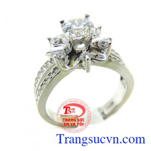 Nhẫn nữ vàng trắng 10k, nhẫn vàng trắng đeo trẻ trung và sáng bóng, Nhẫn nữ vàng tây,được thiết kế tinh tế Bảo hành 6 tháng, Chất lượng đảm bảo, Là món quà ý nghĩa dành cho phái đẹp trong các dip sinh nhật và kỷ niệm