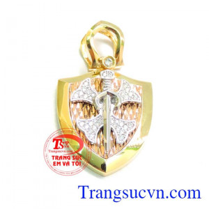 Mặt dây vàng 18k may mắn