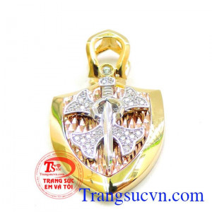 Mặt dây vàng 18k may mắn