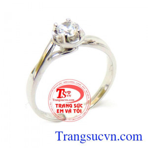 Nhẫn nữ vàng tây dành cho phái đẹp phù hợp làm quà tặng sinh nhật hoặc trong các dịp ý nghĩa