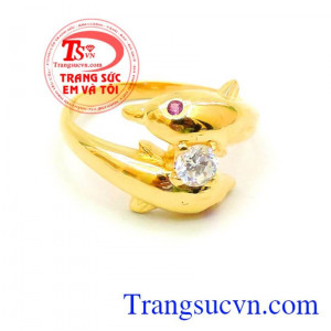 Nhẫn cá voi tình yêu nhẫn nữ bảo hành 6 tháng giao toàn quốc,Nhẫn cá voi tình yêu thanh toán an toàn,Nhẫn cá voi tình yêu món quà dành tặng người bạn yêu thương.