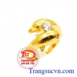 Nhẫn nữ vàng tây dành cho phái đẹp phù hợp làm quà tặng sinh nhật hoặc trong các dịp ý nghĩa